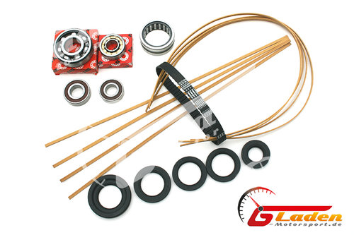 Großer RS Wartungssatz mit beige Dichtleisten und Gladen Motorsport® Ringen