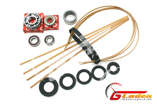 Großer RS Wartungssatz mit beige Dichtleisten und Gladen Motorsport® Ringen