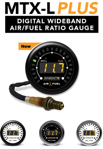 INNOVATE MTX-L PLUS Digital Wideband Air/Fuel Ratio Gauge Kit