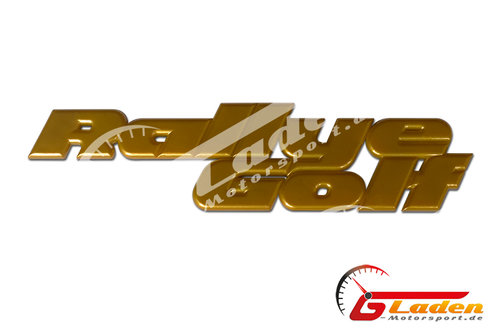 Repro Rallye Golf G60 Heck Emblem