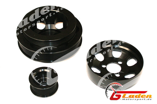VW 16V 2.0 Liter aluminium pulleys set VW 16V 2.0 Liter aluminium pulleys set