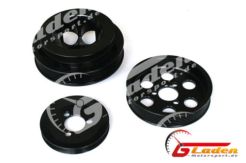 G60 aluminium pulley set without alternator pulley