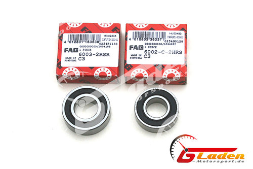 Bearing-Kit for beside shaft FAG 6002 - 6003 2RSR.C3 Bearing-Kit for beside shaft FAG 6002 - 6003 2RSR.C3